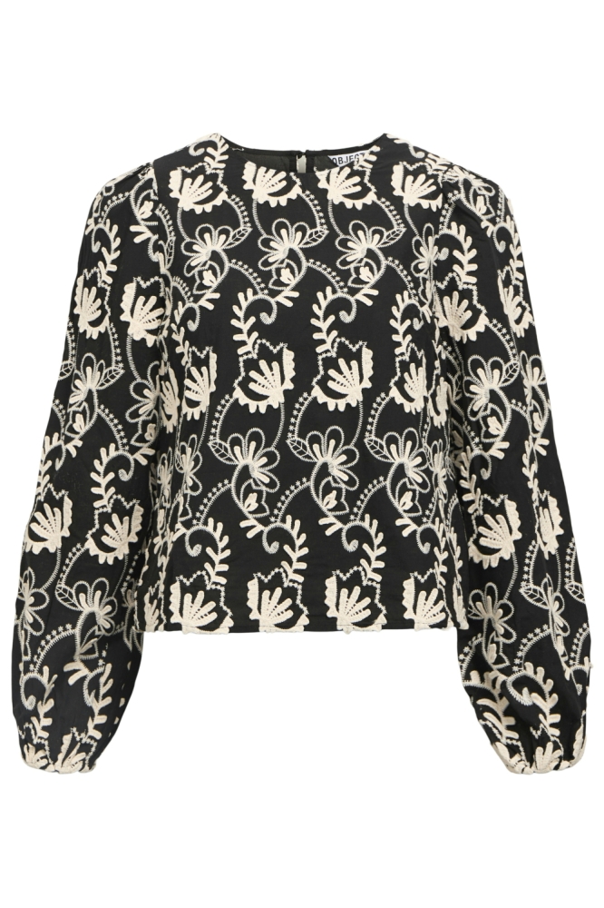 OBJMYA RE L/S TOP NOOS 23046020 Black/Sandshell
